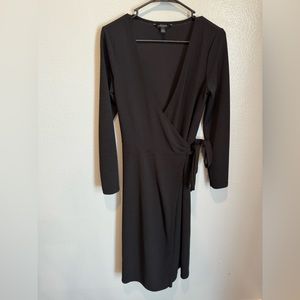 Banana Republic Black Wrap Dress Size Small